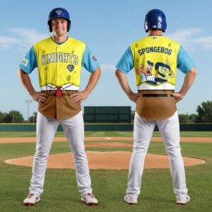 Charlotte Knights SpongeBob Night 2026 MiLB Game Baseball Jersey