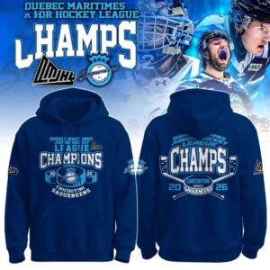 Chicoutimi Saguenéens Champions QMJHL 2026 Hoodie