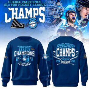 Chicoutimi Saguenéens Champions QMJHL 2026 Hoodie