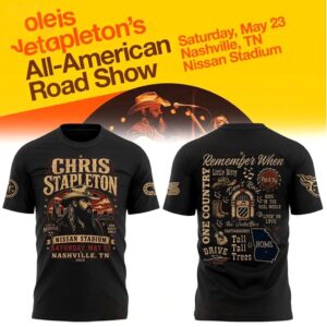 Chris Stapleton Live in Nashville 2026 Concert Tennessee Volunteers Tee Hoodie