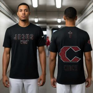 Cincinnati Reds Jesus Won 2026 Tee Hoodie