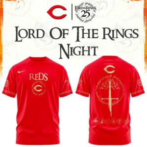Cincinnati Reds The Lord of The Rings Hoodie