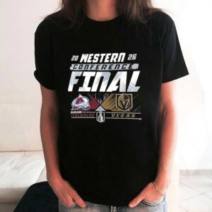 Colorado Avalanche vs Vegas Golden Knights NHL Western Conference Finals 2026 Matchup logo Shirt