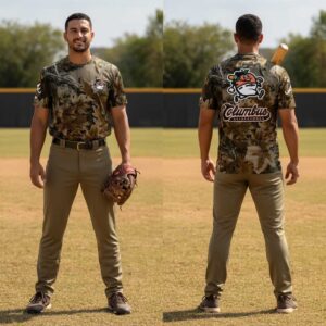 Columbus Clingstones Realtree Advantage Classic 2026 Camo T Shirt