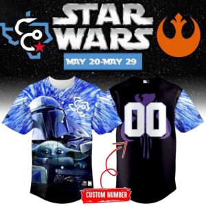 Corpus Christi Hooks Star Wars Night 2026 Custom Baseball Jersey