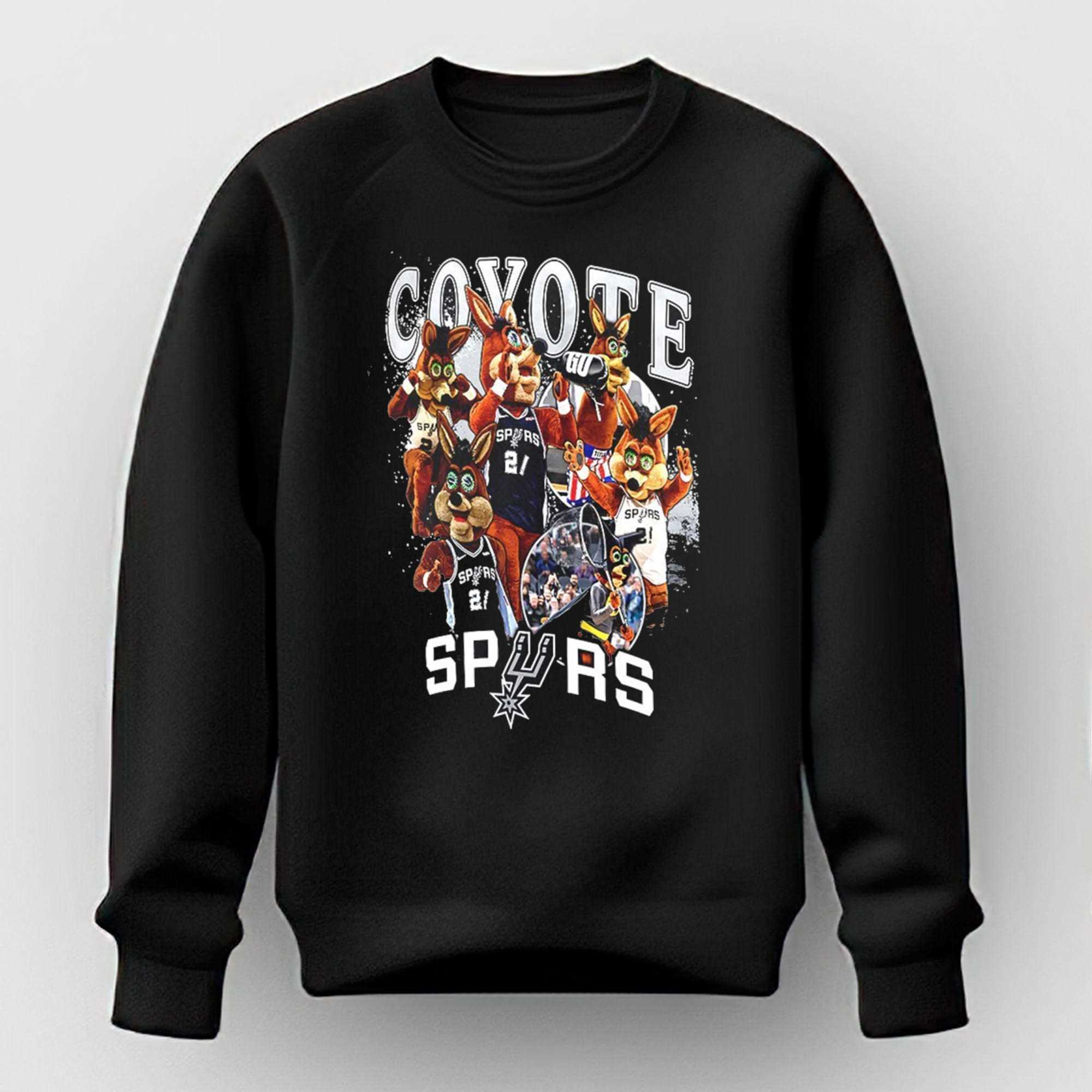 Coyote Mascot San Antonio Spurs Nba 2026 Shirt Coyote Mascot San Antonio Spurs Nba 2026 Shirt