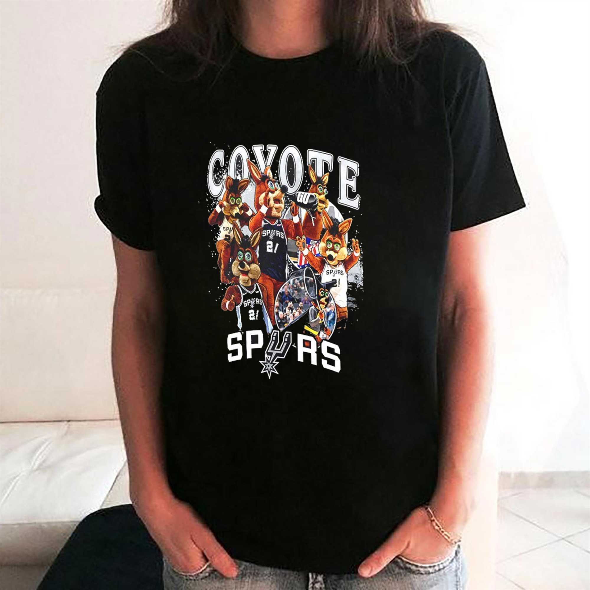 Coyote Mascot San Antonio Spurs Nba 2026 Shirt Coyote Mascot San Antonio Spurs Nba 2026 Shirt