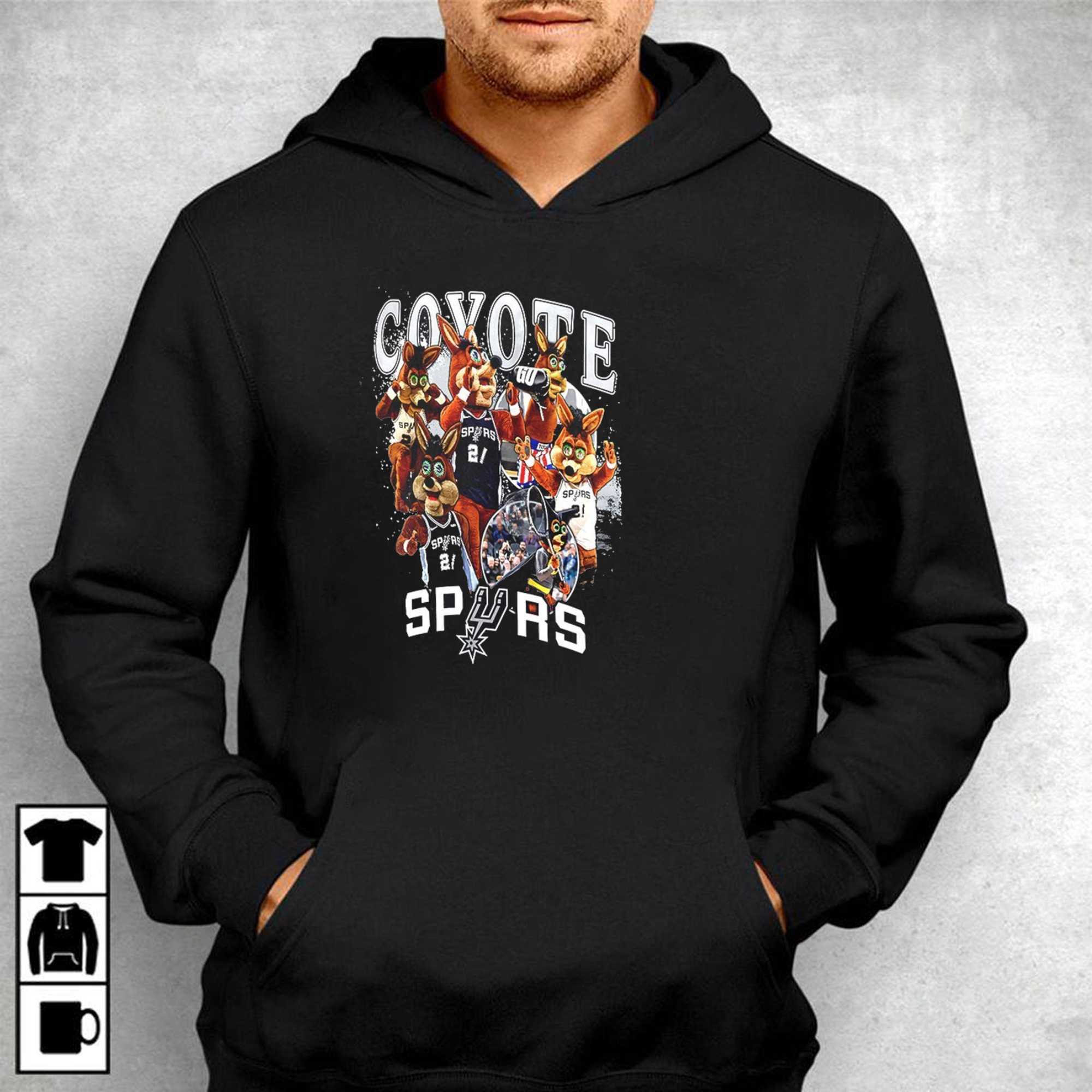 Coyote Mascot San Antonio Spurs Nba 2026 Shirt Coyote Mascot San Antonio Spurs Nba 2026 Shirt