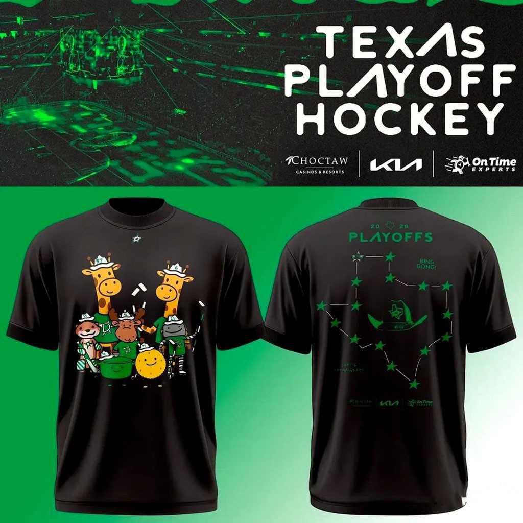 Dallas Stars Playoff Hockey 2026 Tee Dallas Stars Playoff Hockey 2026 Tee