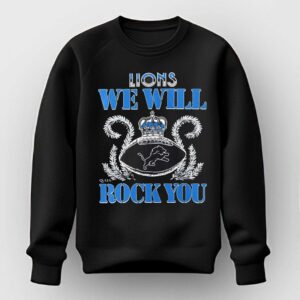 Detroit Lions 2026 NFL We Will Queen Rock You Shirt