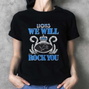 Detroit Lions 2026 NFL We Will Queen Rock You Shirt