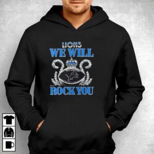 Detroit Lions 2026 NFL We Will Queen Rock You Shirt