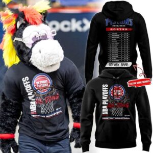 Detroit Pistons 2026 Playoffs Custom Tee Hoodie
