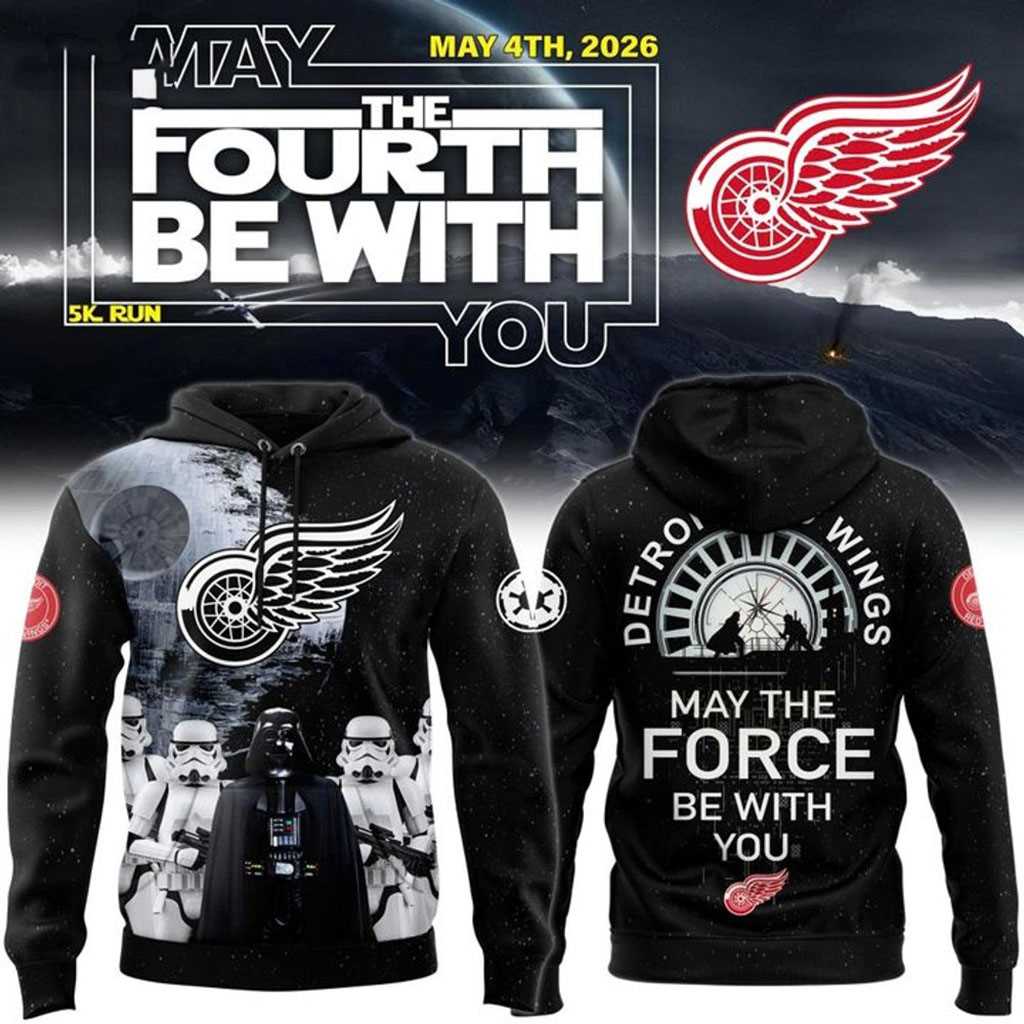 Detroit Red Wings May the Force Be With You! Night Hoodie Detroit Red Wings May the Force Be With You! Night Hoodie