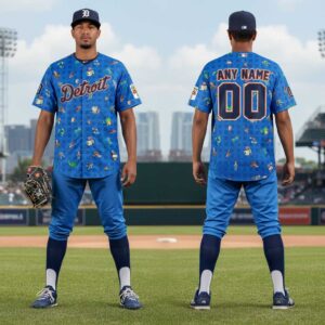 Detroit Tigers 2026 Toy Story 5 Day Custom Baseball Jersey