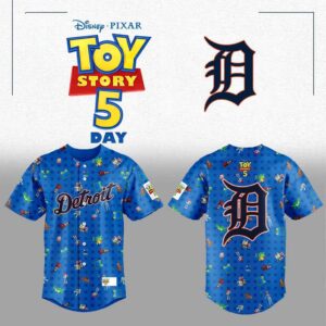Detroit Tigers 2026 Toy Story 5 Day Custom Baseball Jersey