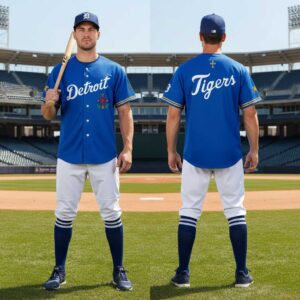 Detroit Tigers Albanian Heritage 2026 Baseball Jersey