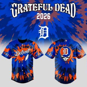 Detroit Tigers Grateful Dead Night 2026 Baseball Jersey