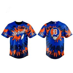Detroit Tigers Grateful Dead Night 2026 Baseball Jersey