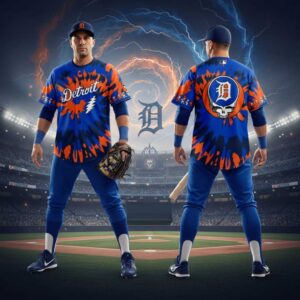 Detroit Tigers Grateful Dead Night 2026 Baseball Jersey