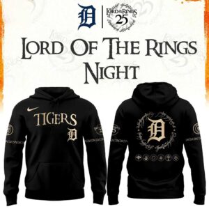 Detroit Tigers Lord of The Rings Night 2026 Hoodie