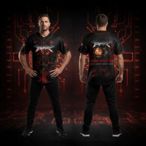 DragonForce Inhuman Rampage 20th Anniversary Tour 2026 Signature Baseball Jersey