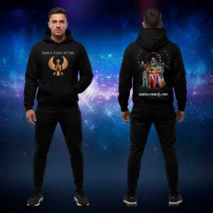 Earth, Wind Fire Sing A Song All Night Long Tour Black Hoodie