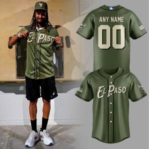 El Paso Chihuahuas Military Appreciation Night 2026 Custom Name Jersey