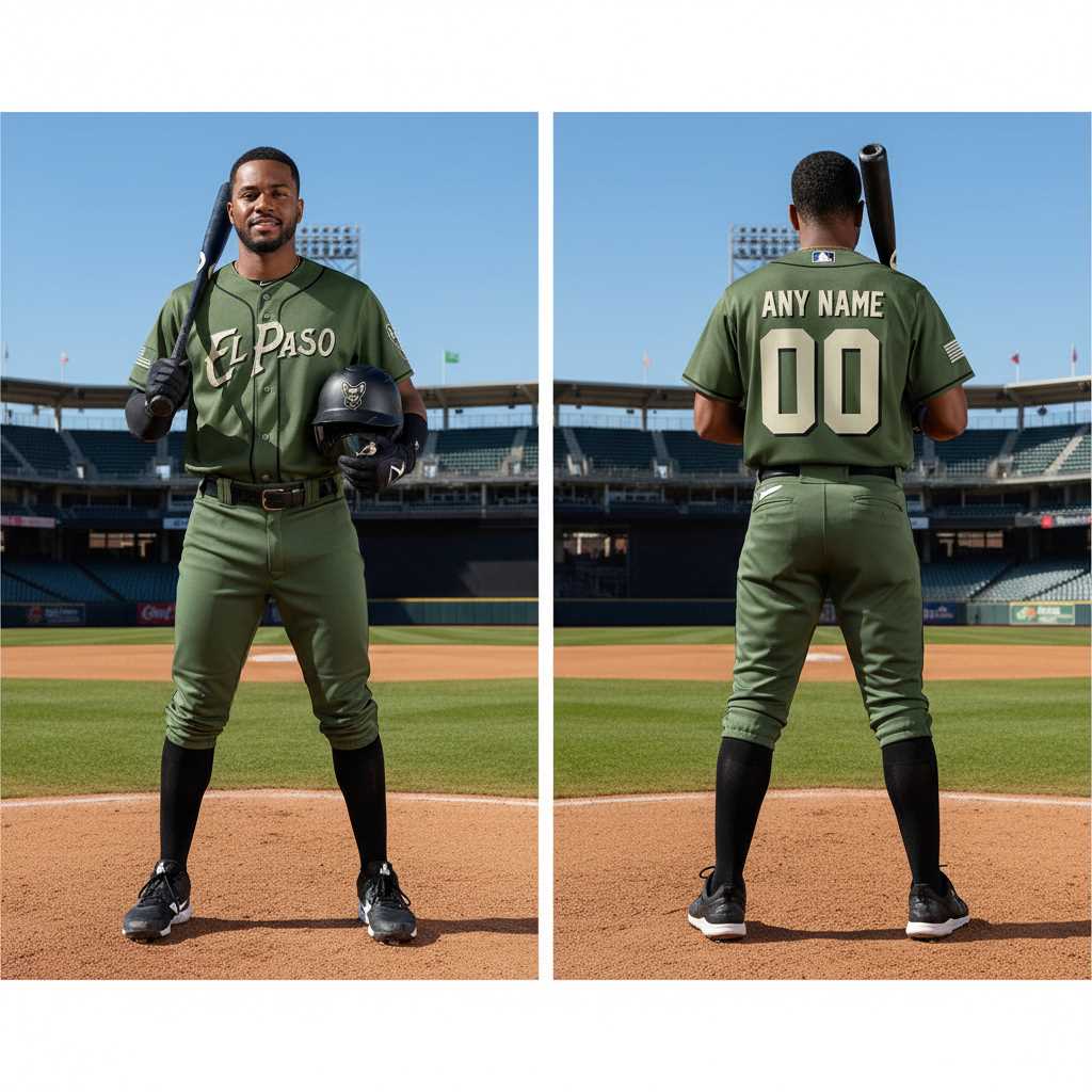El Paso Chihuahuas Military Appreciation Night 2026 Custom Name Jersey El Paso Chihuahuas Military Appreciation Night 2026 Custom Name Jersey