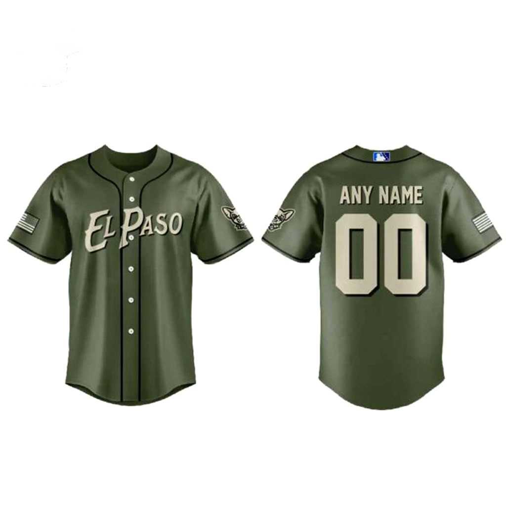 El Paso Chihuahuas Military Appreciation Night 2026 Custom Name Jersey El Paso Chihuahuas Military Appreciation Night 2026 Custom Name Jersey