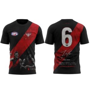 Essendon Bombers AFL Commemorates Neale Daniher 1961 2026 Tee Hoodie