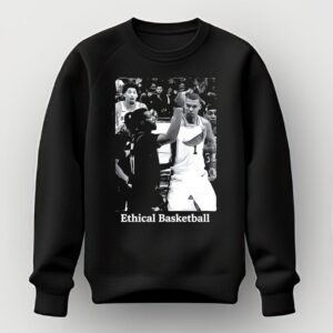 Ethical Basketball Victor Wembanyama San Antonio Spurs Elbowing Naz Reid Minnesota Timberwolves Nba 2026 Shirt