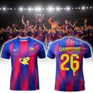 FC Barcelona La Liga Champions 2026 Jersey