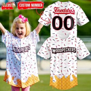 Fayetteville Woodpeckers 2026 Ice Cream Custom Baseball Jersey