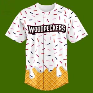 Fayetteville Woodpeckers 2026 Ice Cream Custom Baseball Jersey