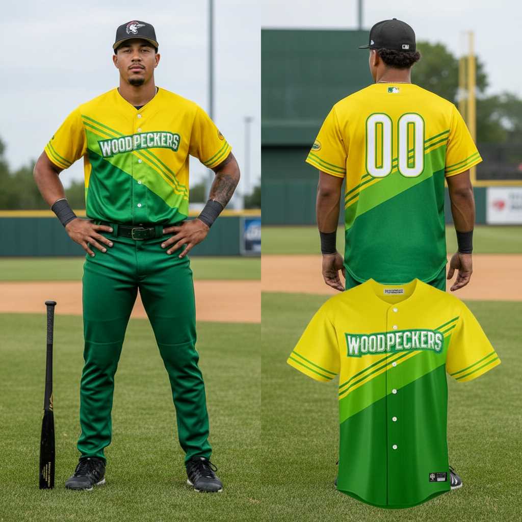 Fayetteville Woodpeckers Crayola 2026 New Season Custom Baseball Jersey Fayetteville Woodpeckers Crayola 2026 New Season Custom Baseball Jersey