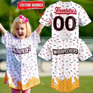 Fayetteville Woodpeckers Ice Cream 2026 Custom Baseball Jersey