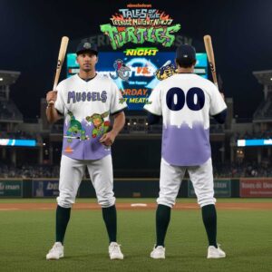 Fort Myers Mighty Mussels Mutant Teenage Ninja Turtles 2026 Baseball Jersey