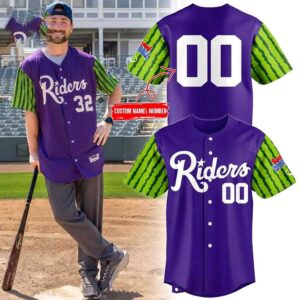 Frisco RoughRiders Melonheads Night 2026 Custom Baseball Jersey