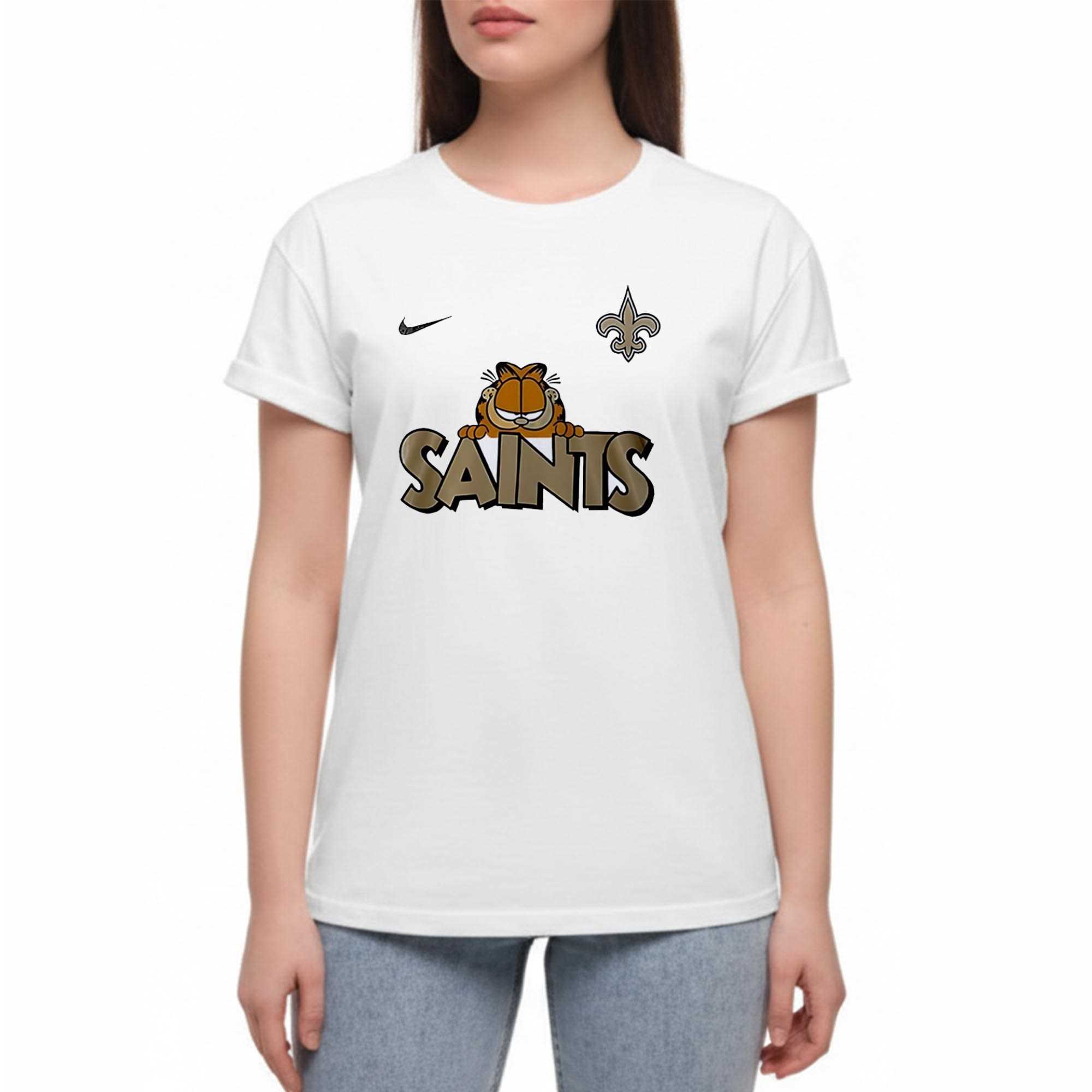 Gar Cat New Orleans Saints Collaboration Football Nike Shirt