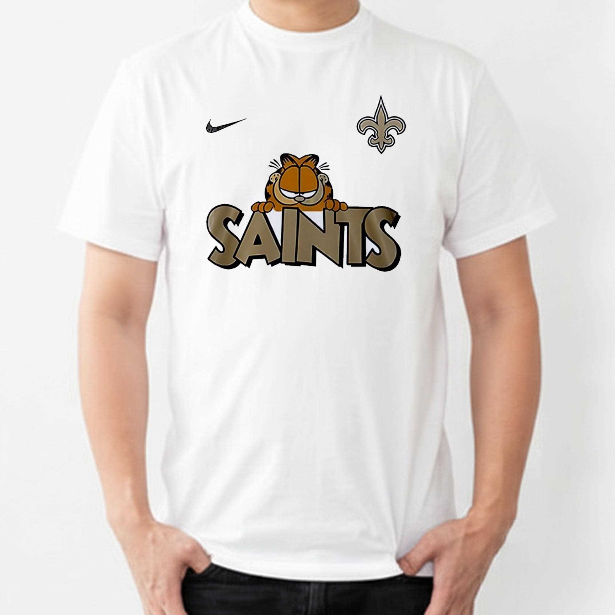 Gar Cat New Orleans Saints Collaboration Football Nike Shirt