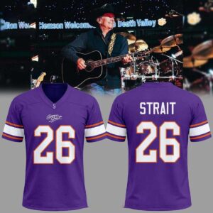 George Strait Clemson Tigers Footbal Tour 2026 Football Jersey