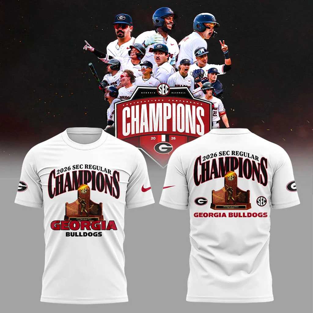 Georgia Bulldogs 2026 SEC Regular Season Champions Hoodie Georgia Bulldogs 2026 SEC Regular Season Champions Hoodie