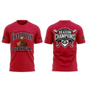 Georgia Bulldogs 2026 SEC Regular Season Champions Red Hoodie