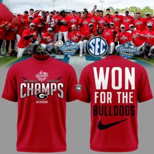 Georgia Bulldogs SEC Baseball Tournament Champions 2026 Won For The Bulldogs T shirt