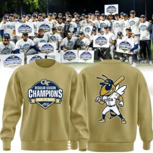 Georgia Tech Yellow Jackets 2026 Back To Back ACC Champions Tee Hoodie