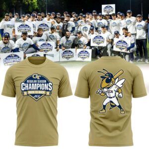 Georgia Tech Yellow Jackets 2026 Back To Back ACC Champions Tee Hoodie
