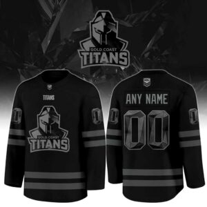 Gold Coast Titans Black Hockey Jersey