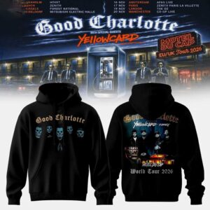 Good Charlotte Motel Du Cap Pop Punk Tour 2026 Tee Hoodie