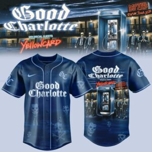 Good Charlotte Motel Du Cap Tour 2026 Baseball Jersey